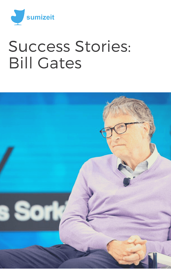 Bill Gates Book Summary Sumizeit Team Sumizeit